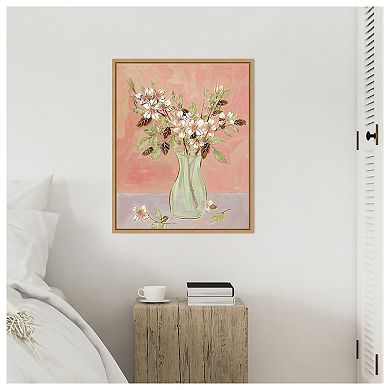 Here Comes the Bloom II by Melissa W Framed Canvas Wall Art Print