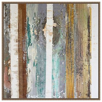 Textured Grain IV by Erin McGee Ferrell Framed Canvas Wall Art Print