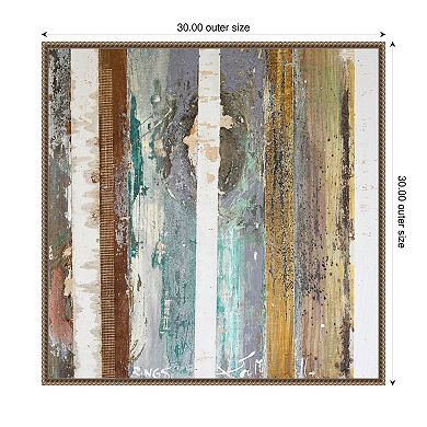 Textured Grain IV by Erin McGee Ferrell Framed Canvas Wall Art Print