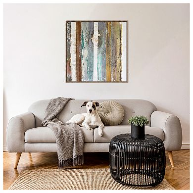 Textured Grain IV by Erin McGee Ferrell Framed Canvas Wall Art Print