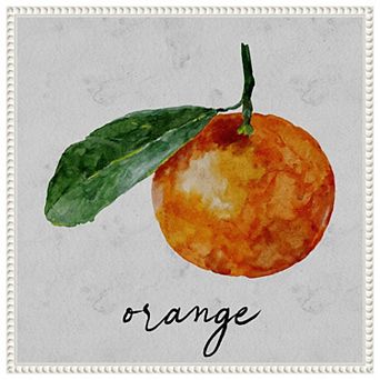 Summertime Citrus I by Regina Moore Framed Canvas Wall Art Print