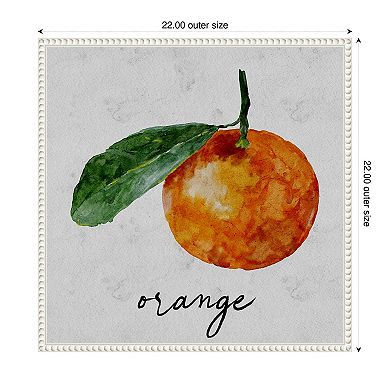 Summertime Citrus I by Regina Moore Framed Canvas Wall Art Print