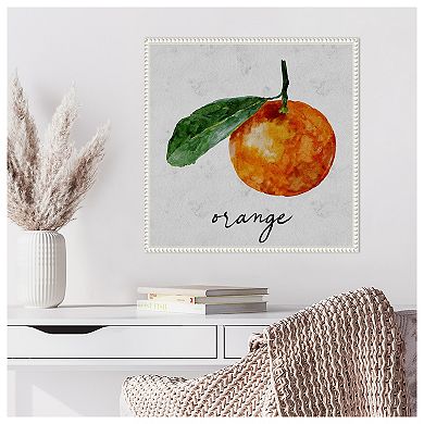 Summertime Citrus I by Regina Moore Framed Canvas Wall Art Print