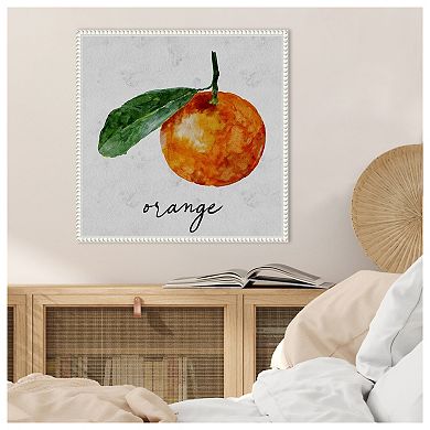 Summertime Citrus I by Regina Moore Framed Canvas Wall Art Print