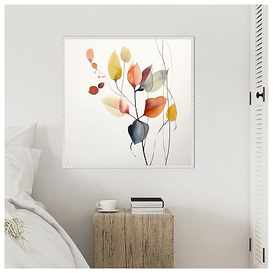 Fluid Floral Artistry I by Irena Orlov Framed Canvas Wall Art Print