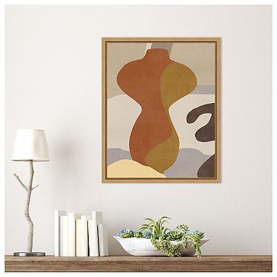 Cubist Vase IV by Melissa W Framed Canvas Wall Art Print