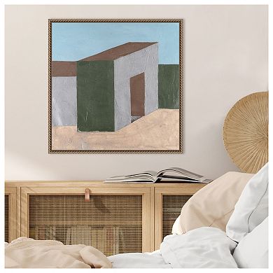 Textured Facades IV by Michael Willett Framed Canvas Wall Art Print
