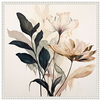 Whimsical Blossoms II by Lazar studio Framed Canvas Wall Art Print