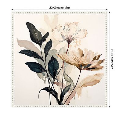Whimsical Blossoms II by Lazar studio Framed Canvas Wall Art Print