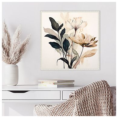 Whimsical Blossoms II by Lazar studio Framed Canvas Wall Art Print