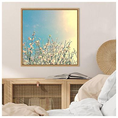Springing Pink I by Olivia Joy Framed Canvas Wall Art Print