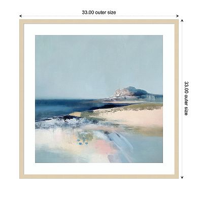 Beachfront Bliss Canvas Art Print by Urban Road Wood Framed Wall Art Print