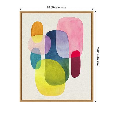 Sunlit Spectrum I by Grace Popp Framed Canvas Wall Art Print