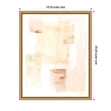 Liquid Chiffon II by June Erica Vess Framed Canvas Wall Art Print