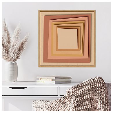 Stack Paper II by Regina Morre Framed Canvas Wall Art Print