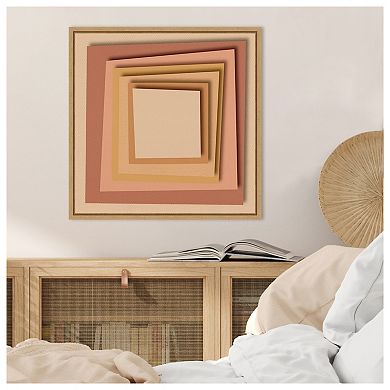 Stack Paper II by Regina Morre Framed Canvas Wall Art Print