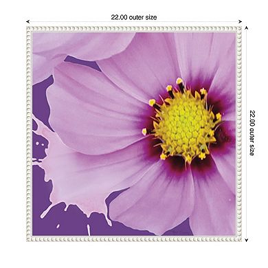Flower Pop III by Marie Elaine Cusson Framed Canvas Wall Art Print
