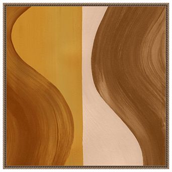 Wavy Clay II by Grace Popp Framed Canvas Wall Art Print