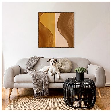 Wavy Clay II by Grace Popp Framed Canvas Wall Art Print