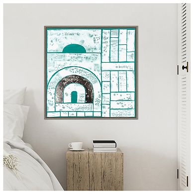 Beryl Motif II by Vanna Lam Framed Canvas Wall Art Print