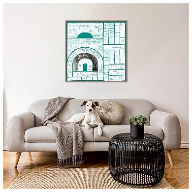 Beryl Motif II by Vanna Lam Framed Canvas Wall Art Print