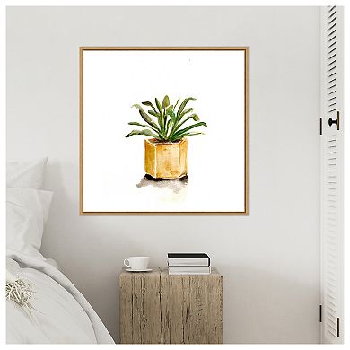 Potted Botanicals II by Marcy Chapman Framed Canvas Wall Art Print