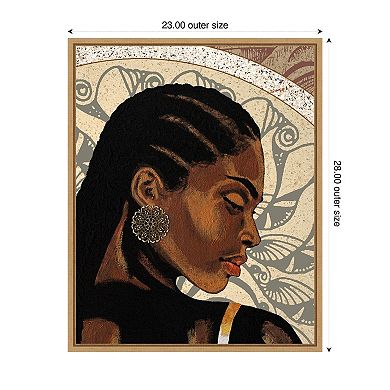 Expressions II by Alonzo Saunders Framed Canvas Wall Art Print