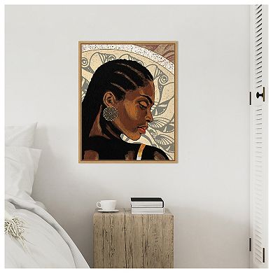 Expressions II by Alonzo Saunders Framed Canvas Wall Art Print
