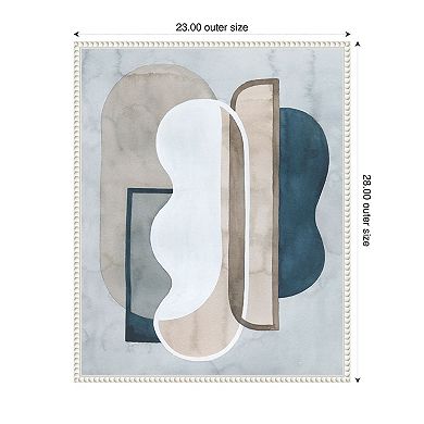 Shapes and Shadows II by Grace Popp Framed Canvas Wall Art Print