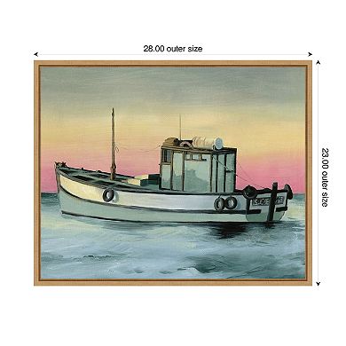 Golden Hour Casting II by Grace Popp Framed Canvas Wall Art Print