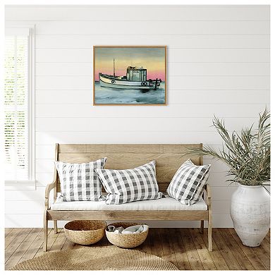 Golden Hour Casting II by Grace Popp Framed Canvas Wall Art Print