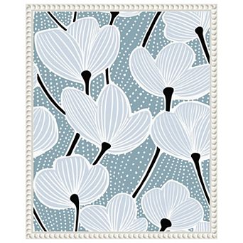 Modern Poppy I by Katie Oshea Framed Canvas Wall Art Print