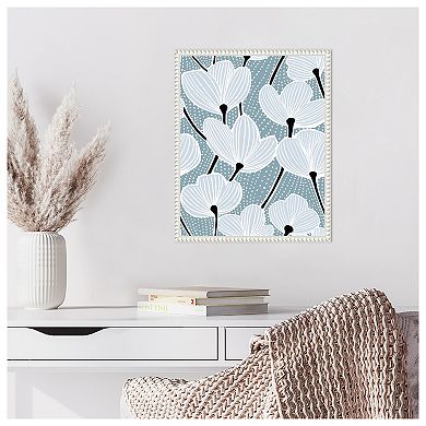 Modern Poppy I by Katie Oshea Framed Canvas Wall Art Print