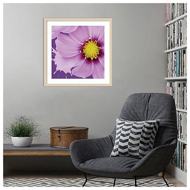 Flower Pop III by Marie Elaine Cusson Wood Framed Wall Art Print