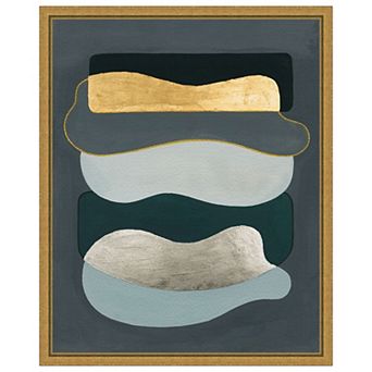 Underwater Coins II by Grace Popp Framed Canvas Wall Art Print