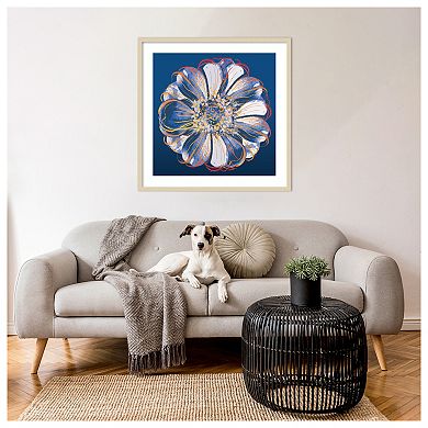 Flower Pop Pastel I by Marie Elaine Cusson Wood Framed Wall Art Print