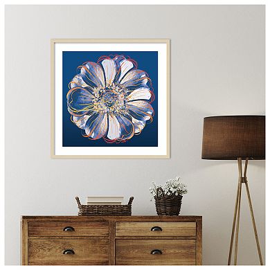 Flower Pop Pastel I by Marie Elaine Cusson Wood Framed Wall Art Print