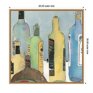 Oil and Vinegar IV by Samuel Dixon Framed Canvas Wall Art Print