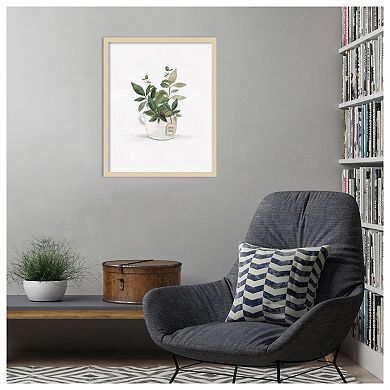 Botanical Mug I by Hm Design Wood Framed Wall Art Print