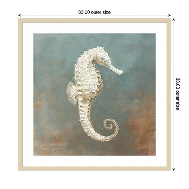 Treasures from the Sea I by Danhui Nai Wood Framed Wall Art Print