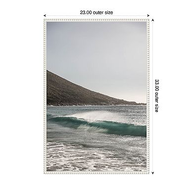 Sandy Bay Beach by Shot by Clint Framed Canvas Wall Art Print
