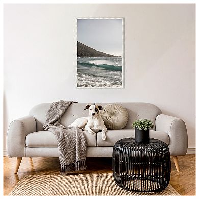 Sandy Bay Beach by Shot by Clint Framed Canvas Wall Art Print
