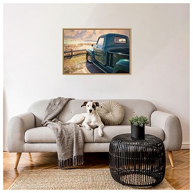 Great Ride Great View by Grafitee Studios Framed Canvas Wall Art Print