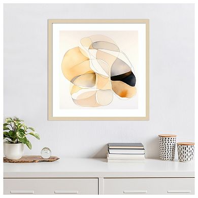 Abstract Organic Shapes IV by Irena Orlov Wood Framed Wall Art Print