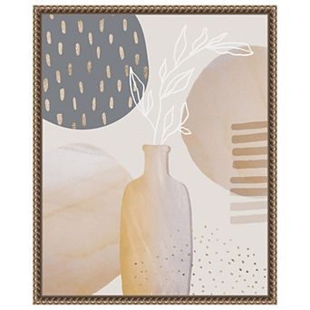 Mid Century Floral II by Andrea Haase Framed Canvas Wall Art Print