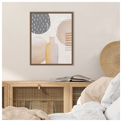 Mid Century Floral II by Andrea Haase Framed Canvas Wall Art Print