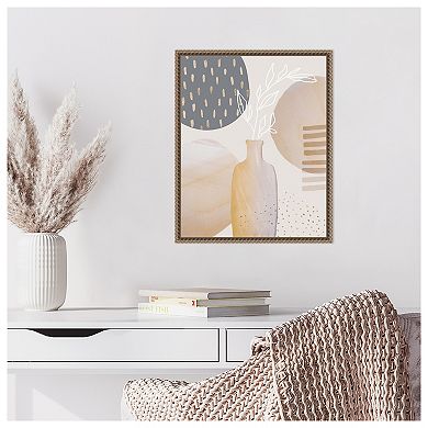 Mid Century Floral II by Andrea Haase Framed Canvas Wall Art Print