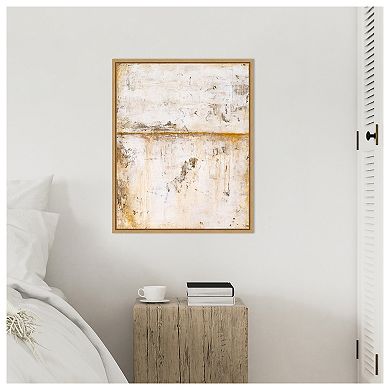White Serene by Erin Ashley Framed Canvas Wall Art Print
