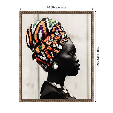 Black is Style by Oladimeji Odunsi Framed Canvas Wall Art Print