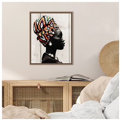 Black is Style by Oladimeji Odunsi Framed Canvas Wall Art Print